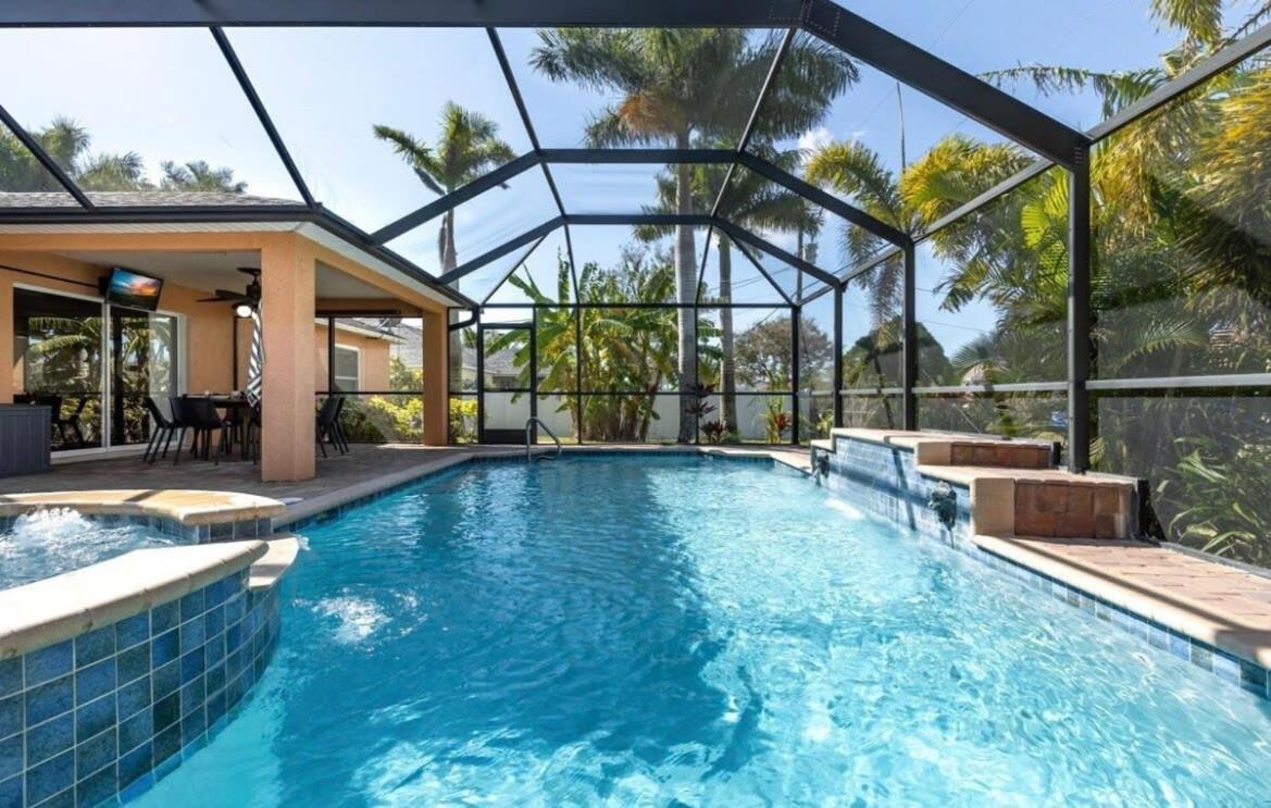 Tranquil Palms Heated Pool Spa Outdoor Tv & More Villa Cape Coral Exterior photo